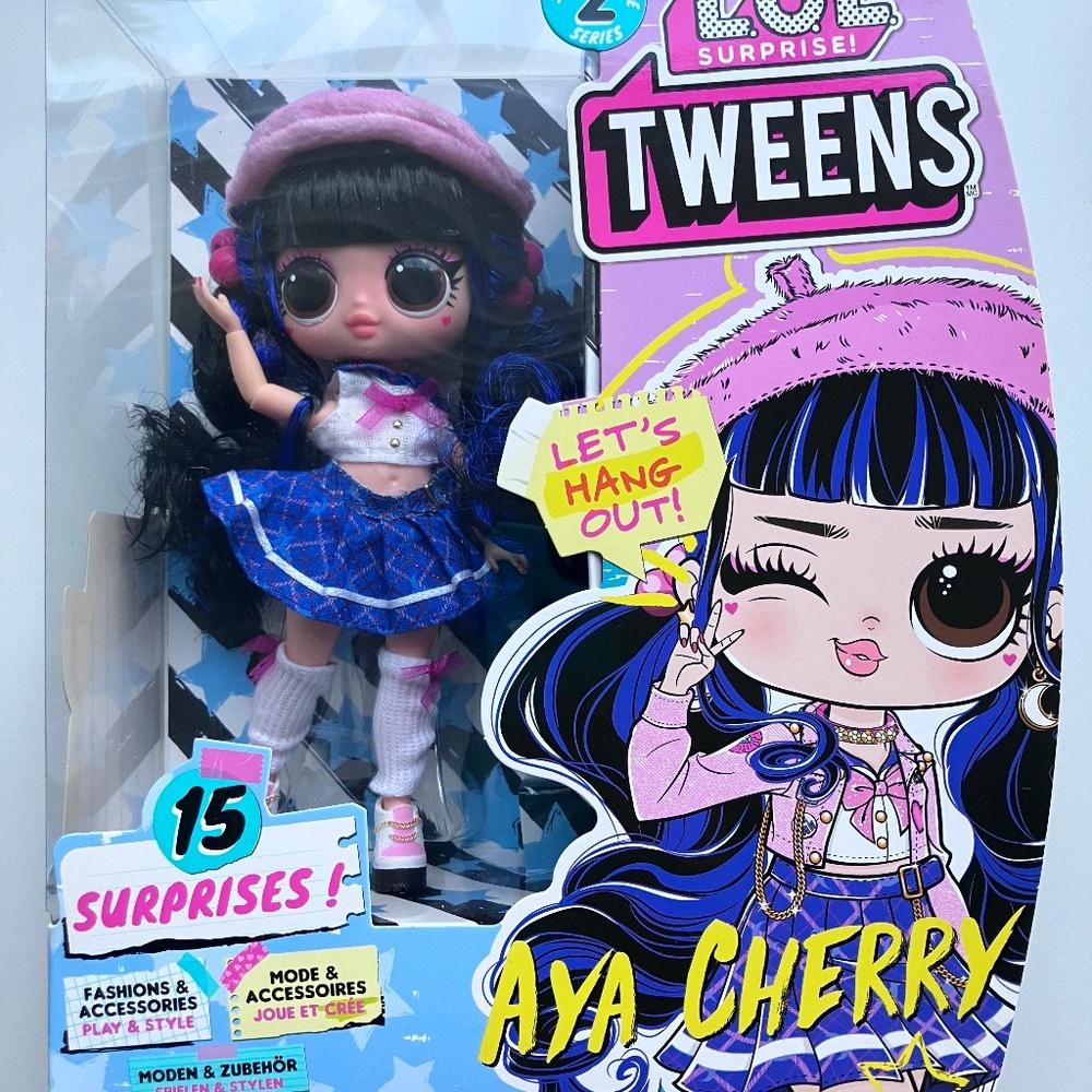NIB LOL Tweens doll Aya Cherry + 15 Surprises